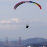 glider and Golden Gate bridge