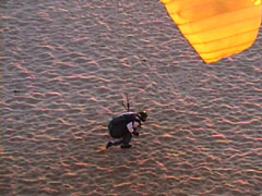 low altitude paragliding