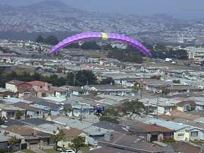 Bryan Miller flying a Challenger at Westlake in the San Franciscio Bay area